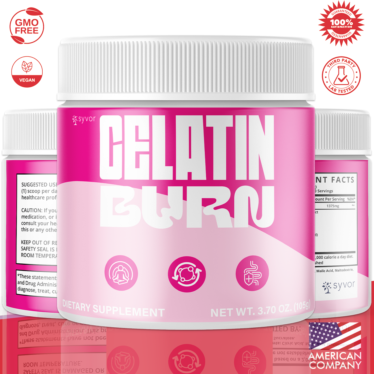 Gelatin Burn Powder