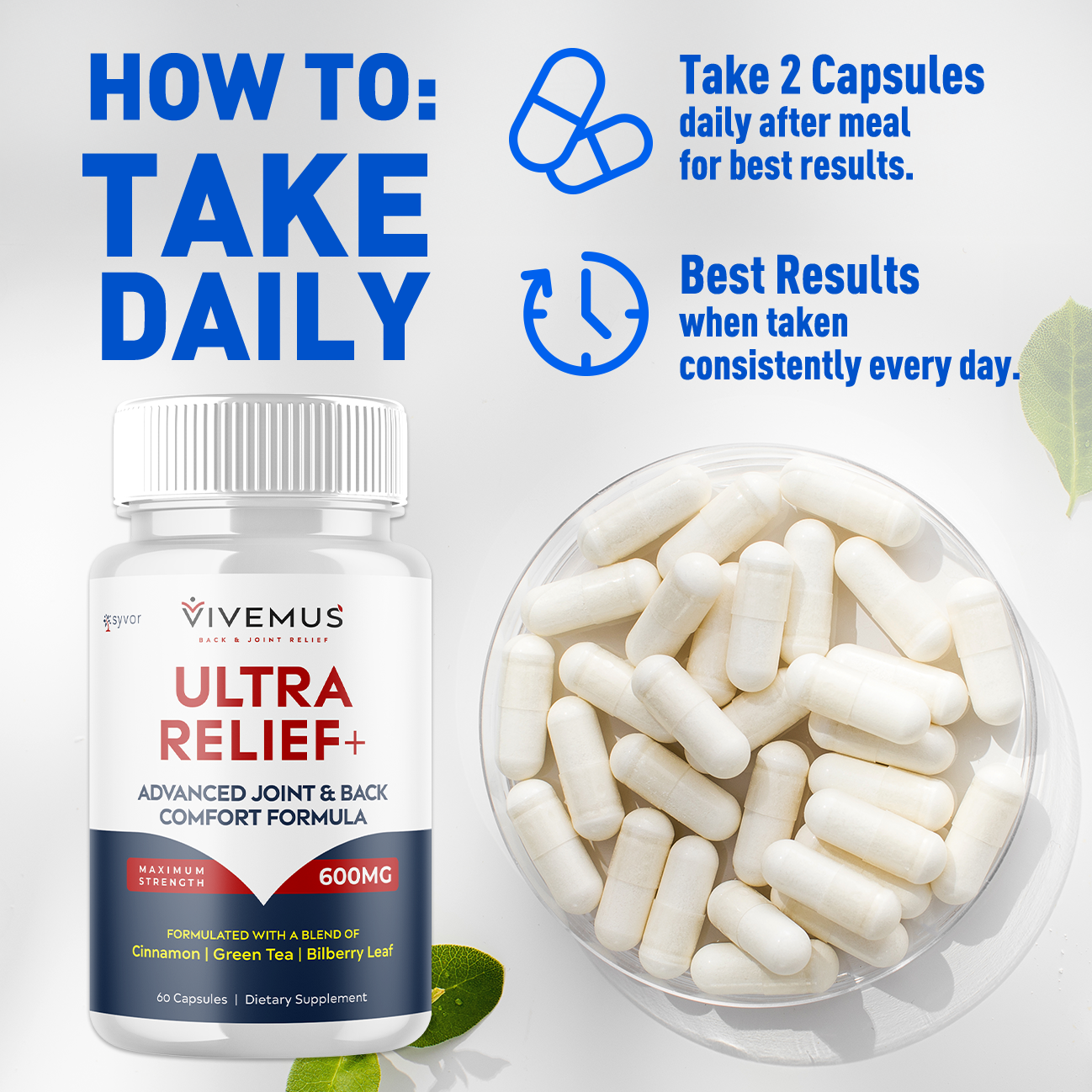 Vivemus Ultra Relief+ Capsules