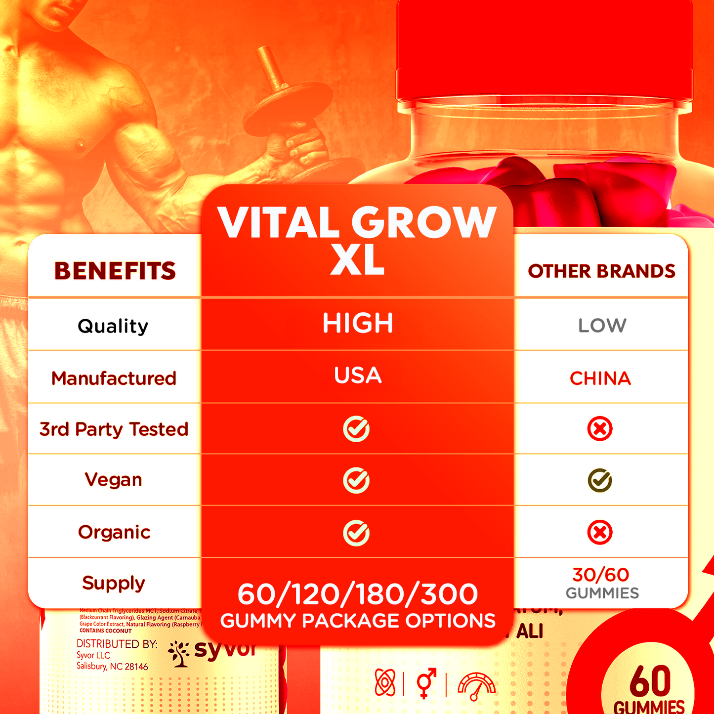 Vital Grow XL Gummies