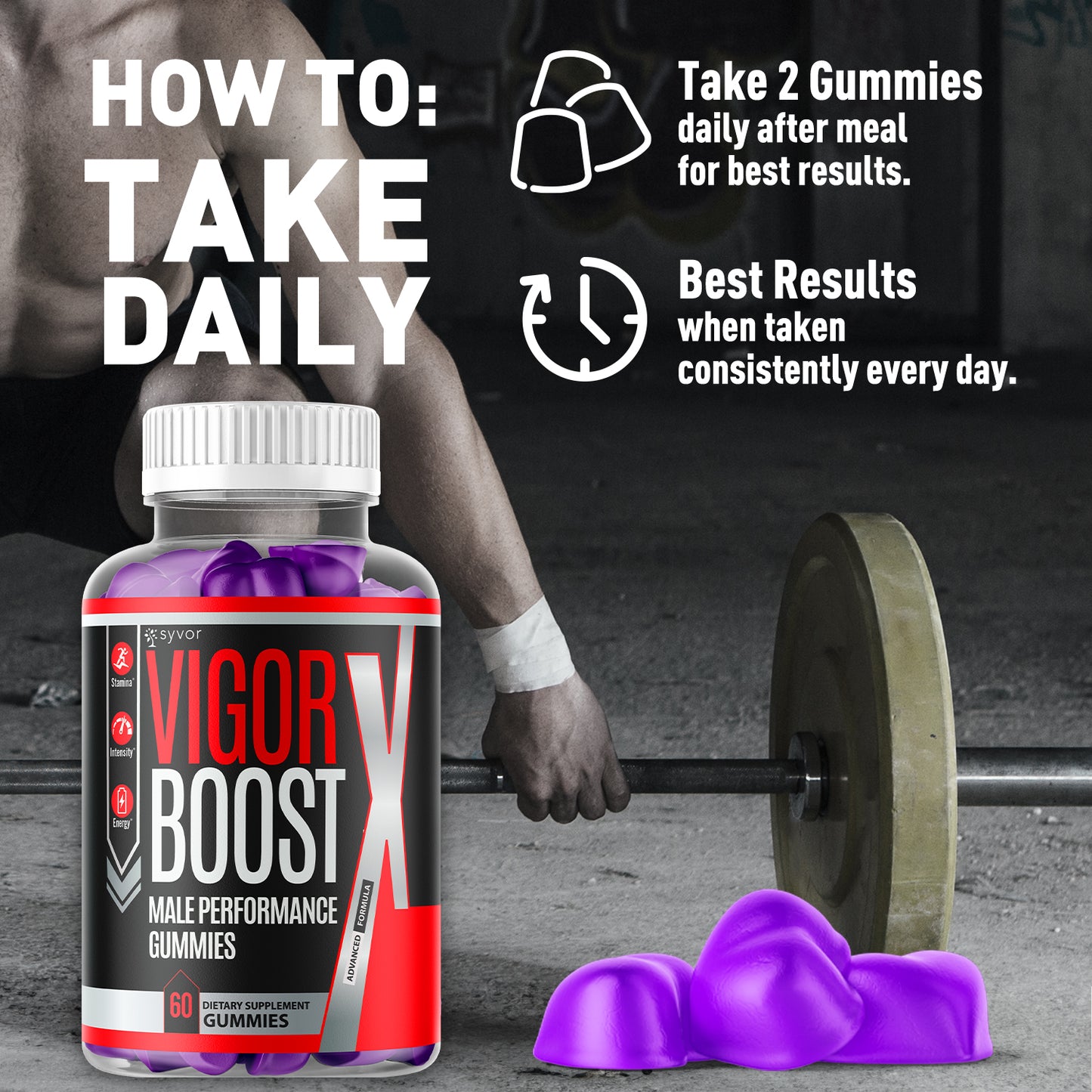 Vigor Boost X Gummies